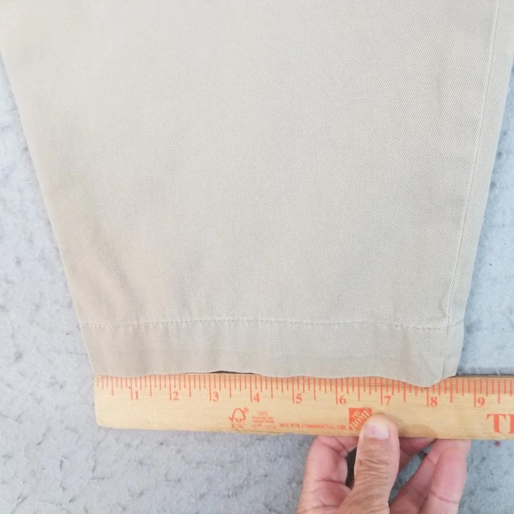 Polo Ralph Lauren Pants Mens 35x32 Khaki Prospect Pant Vintage 90s Cotton Chinos